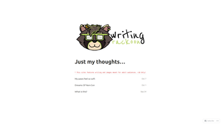 Thumbnail of writingrackoon.com