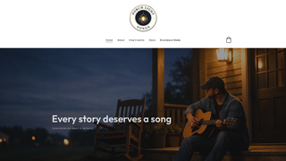 Screenshot of porchlightsongs.com