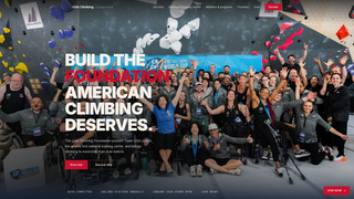 Screenshot of climbingfoundation.org