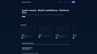 Thumbnail of beyondeternitymusicacademy.com