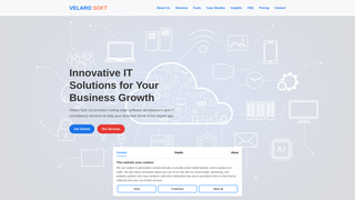 Thumbnail of velarosoft.com