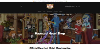 Thumbnail of hauntedhotelmerch.com