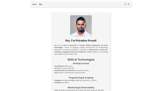 Thumbnail of donprasad.com