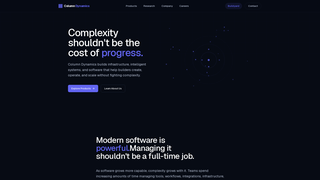 Screenshot of columndynamics.com