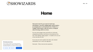 Thumbnail of showizards.com