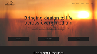 Screenshot of erinhammekecreative.com