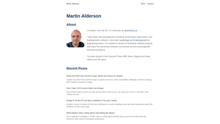 Thumbnail of martinalderson.com