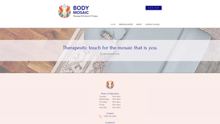 Thumbnail of thebodymosaic.com
