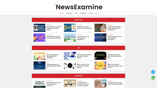 Thumbnail of newsexamine.com