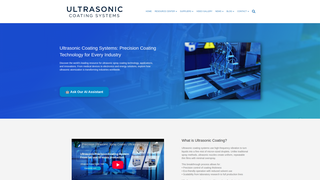 Thumbnail of ultrasoniccoatingsystems.com