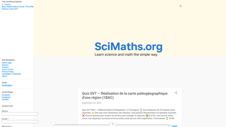 Thumbnail of scimaths.org