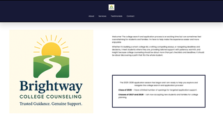 Thumbnail of brightwaycollegecounseling.com