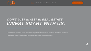 Thumbnail of girishainfra.com