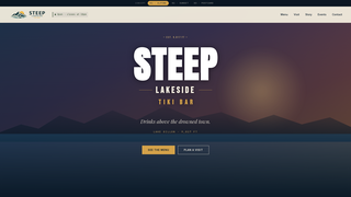 Screenshot of steeptikibar.com