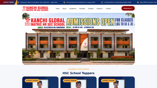 Screenshot of kanchiglobalschool.org