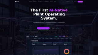 Screenshot of irisview.io