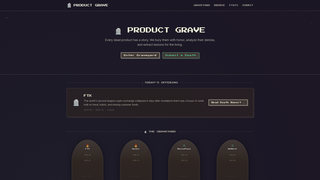 Screenshot of productgrave.net