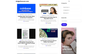 Thumbnail of dodgethescam.com