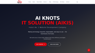 Screenshot of aiknotsit.com