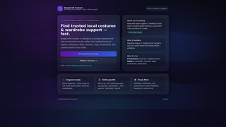 Screenshot of stagecraftconnect.com