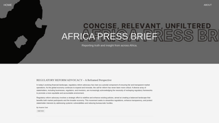 Thumbnail of africapressbrief.org