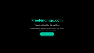 Screenshot of freefindings.com