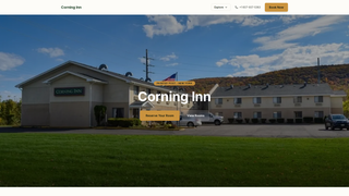 Screenshot of thecorninginn.com