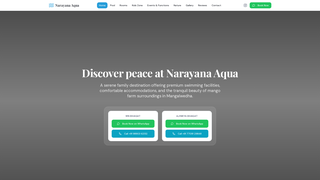 Screenshot of narayanaaquaswim.com