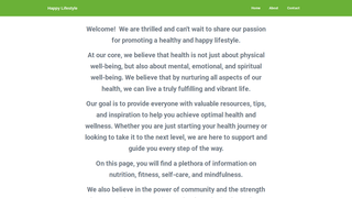 Thumbnail of happylifestylehealthyyou.com