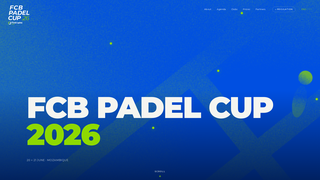 Screenshot of fcbpadelcup.com