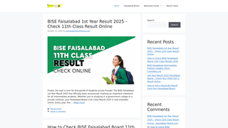 Thumbnail of faisalabadresult.com
