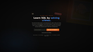 Screenshot of thequeryfiles.com
