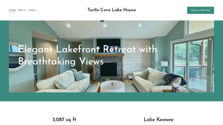 Thumbnail of turtlecoveonthelake.com