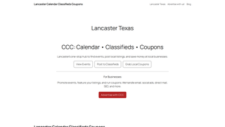 Thumbnail of lancastertxccc.com