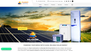 Screenshot of solarkingtechnology.com