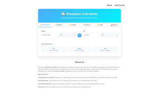 Thumbnail of precisionconverter.com