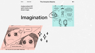 Thumbnail of theamazinemazine.com