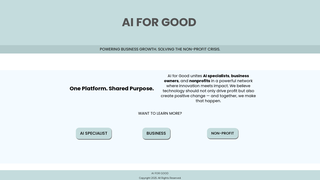 Thumbnail of aiforgoodnow.com