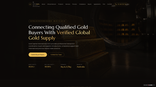 Screenshot of goldcapital.exchange