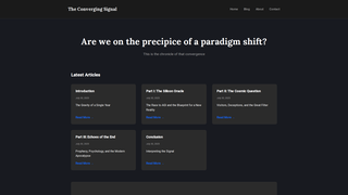 Thumbnail of theconvergingsignal.com