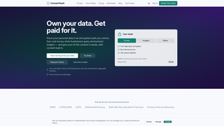 Screenshot of consenvault.com
