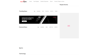 Thumbnail of scamsignals.com