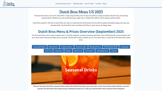 Thumbnail of dutchbrosmenusa.com
