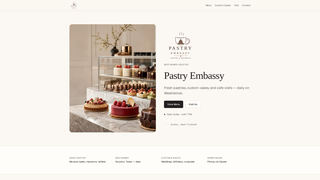 Screenshot of pastryembassy.com