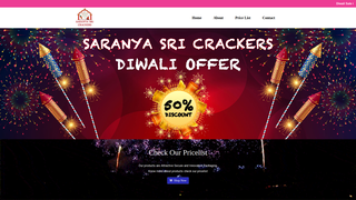 Thumbnail of saranyasricrackers.com