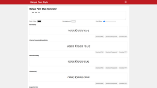 Thumbnail of banglafontstyle.com
