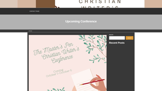 Thumbnail of themasterspenchristianwritersconference.com