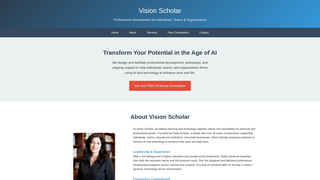 Thumbnail of visionscholar.com