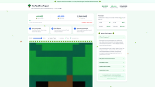 Screenshot of pixeltreeproject.com