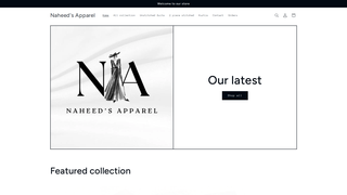 Thumbnail of naheedsapparel.com